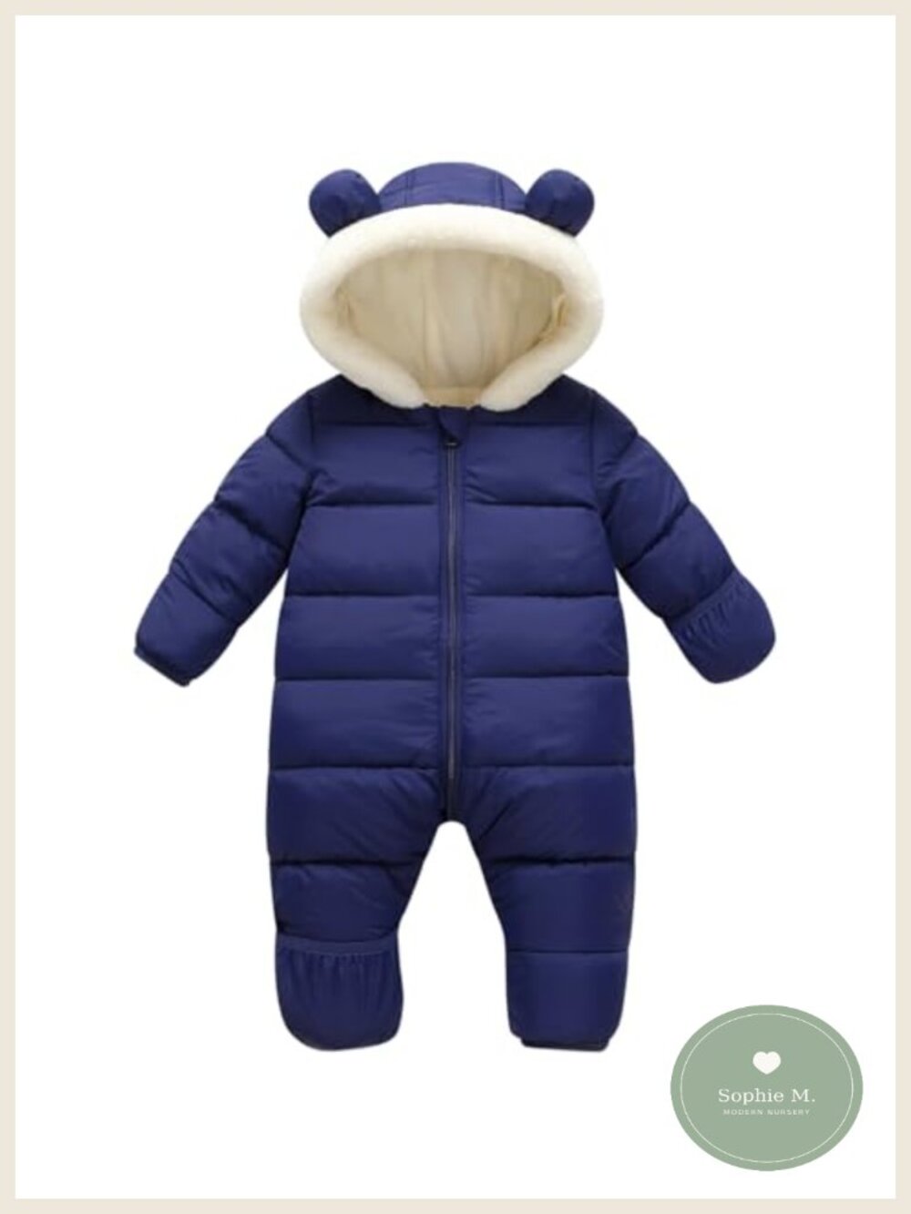 Baby Snowsuit Winter Jumpsuit Infant Toddler Warm Polyester Coat